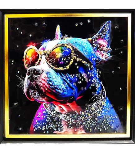 アートパネル　プードル　アート　絵画　絵　ポスター　壁掛け　額縁　キラキラ　犬 アートパネル プードル アート 絵画 絵 ポスター 壁掛け 額縁 キラキラ 犬